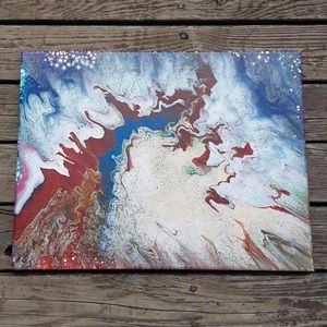 Original Acrylic Abstract Decor Art